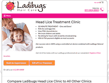 Tablet Screenshot of ladibugsinc.com